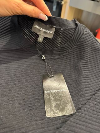Jersey Armani chico azul marino Talla L