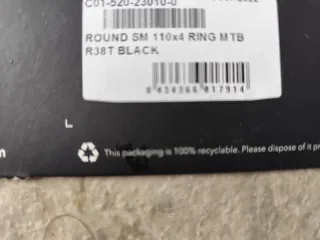 Plato Rotor 38t Negro