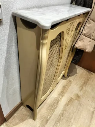 Cubre radiador mármol y rejilla