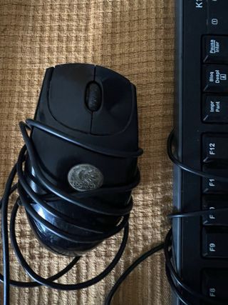 Teclado y Ratón USB Logitech K120 Negro