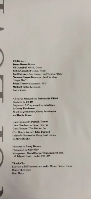 Vinilo UB40 Labour of Love II