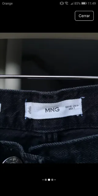 Vaqueros rectos mujer Talla L/40