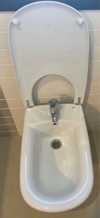 Inodoro y Bidet Roca Giralda Porcelana