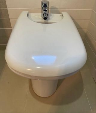 Inodoro y Bidet Roca Giralda Porcelana