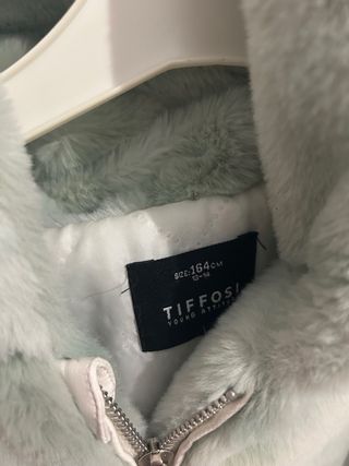 Chaqueta pelo Tiffosi verde Talla 164cm (13-14)