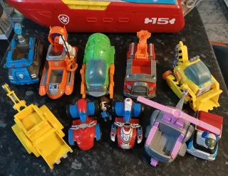 Lote Patrulla Canina Barco y Vehículos