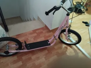 Patinete Scooter Rosa Ruedas Grandes