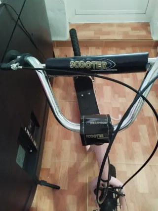 Patinete Scooter Rosa Ruedas Grandes