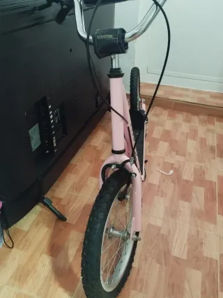 Patinete Scooter Rosa Ruedas Grandes