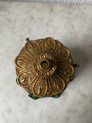 Tulipa Tiffany cristal verde/naranja