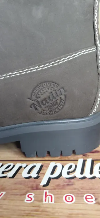 Stivaletti scarponcini grigio donna in vera pelle