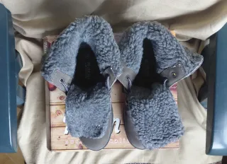 Stivaletti scarponcini grigio donna in vera pelle