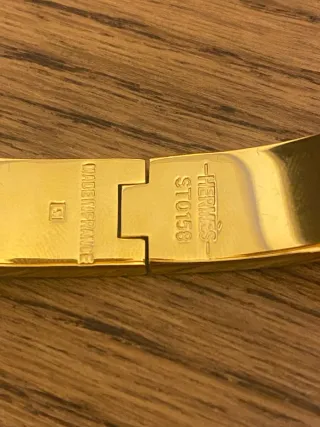 Bracciale Hermes Bianco Oro