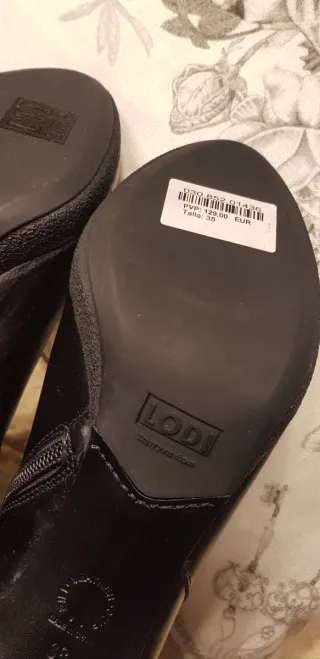 Botines Lodi Negros Talla 38