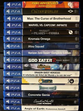 Juegos PS4 12€/unidad