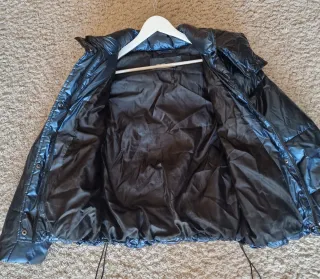 Anorak azul plateado talla L