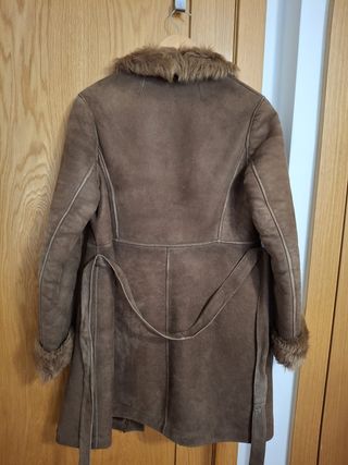 Abrigo mujer piel