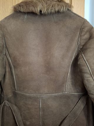 Abrigo mujer piel
