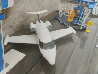 Lote Aeropuerto Playmobil: Torre y Avión