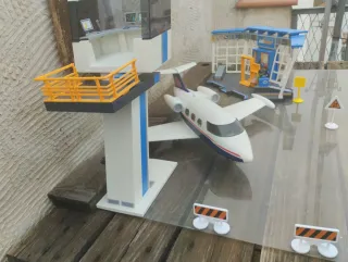 Lote Aeropuerto Playmobil: Torre y Avión