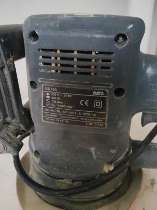 Lijadora orbital Alpha Tools ES 125