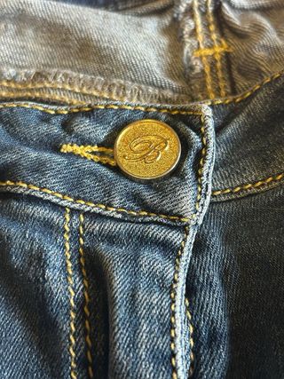 Jeans bambina Miss Blumarine con strass