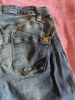 Jeans bambina Miss Blumarine con strass