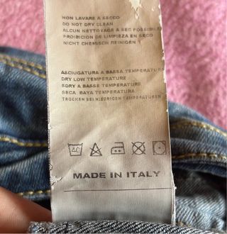 Jeans bambina Miss Blumarine con strass