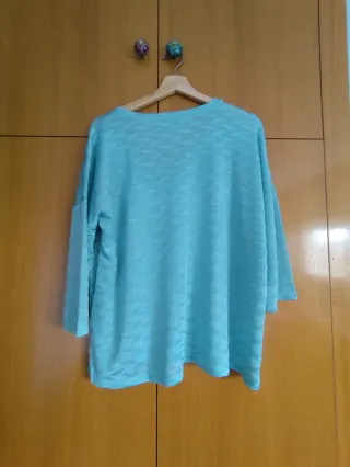 Camiseta punto manga 3/4