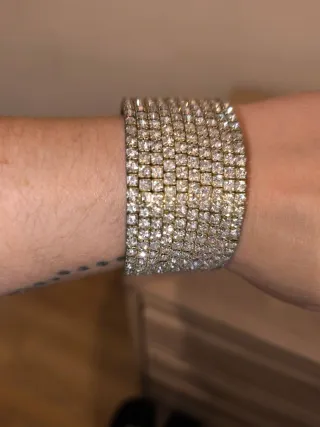 Conjunto bisutería collar, pendientes y pulsera