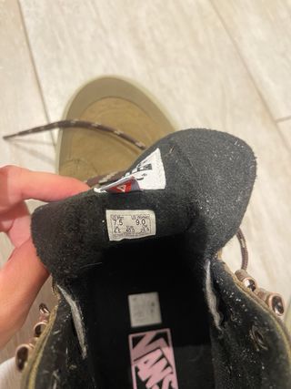 Zapatillas Botas Vans Impermeables Térmicas Verdes