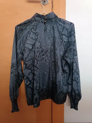 Blusa seda Roberto Cavalli Class Talla S