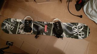 Tabla Snowboard OXBOW + Ataduras Nidecker + Funda