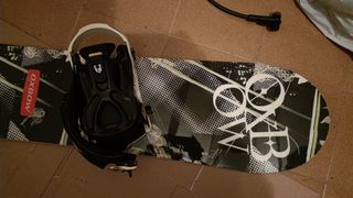 Tabla Snowboard OXBOW + Ataduras Nidecker + Funda