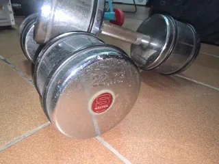 Pareja Mancuernas Cromadas Salter