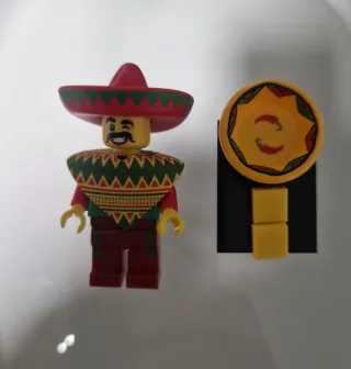 Lego Película Taco Tuesday Guy Minifigura 71004