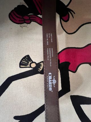 Cintura Charro Pelle Marrone con Cartellino