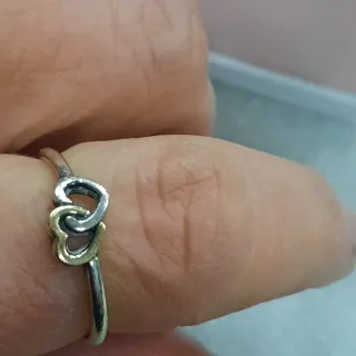 Anello Pandora Cuore a Cuore Misura 58