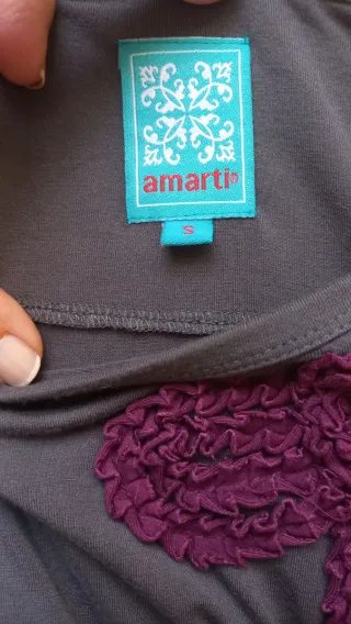 Vestido gris Amarti talla S-M