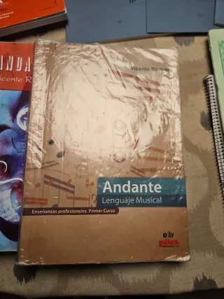 Libros Música Andante 1º, 2º y 4º