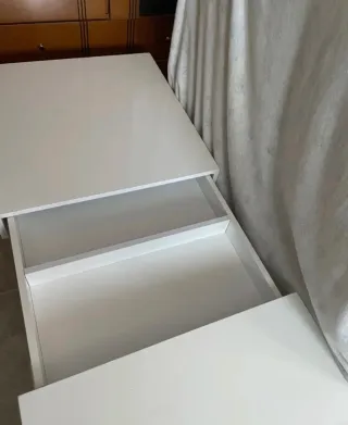 Mesa de centro blanca moderna