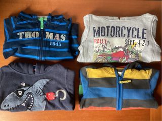 Lote 4 chaquetas niño 4 años