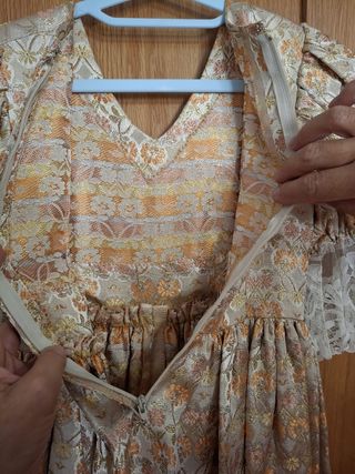 Vestido fallera niña vintage