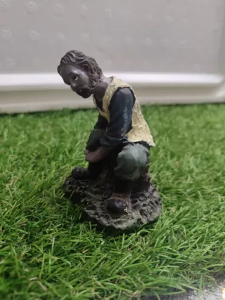 Figura Belén Atosa Hombre Sentado