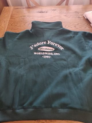 Sudadera verde J'adore Forever