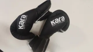 Guantes RDX Muay Thai Artes Marciales Negros nuevo