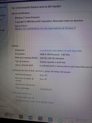 Sony VAIO 2011 Negro