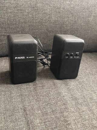 Altavoces Ross RE-4400CD vintage retro 80s