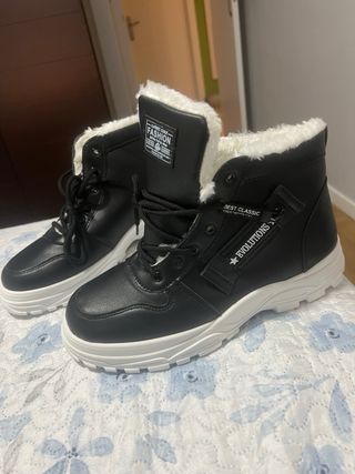 Botas de nieve forradas talla 45