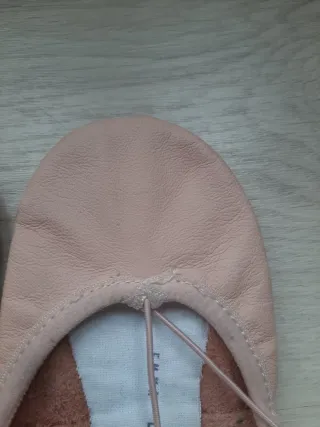 Lote zapatillas baile niña beige/rosa 25-26-27